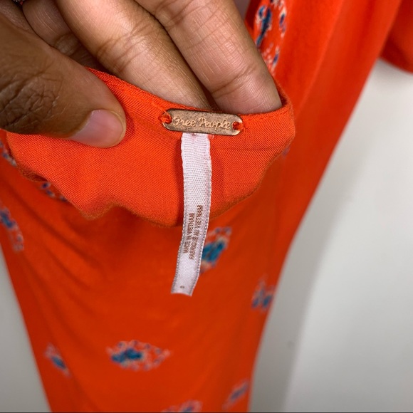 Free people Mockingbird Open Back Mini Dress Sz S - Picture 6 of 10